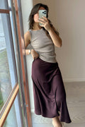 Bovary Skirt | Burgundy