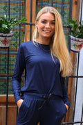 Alma Ls Top | Navy Lala