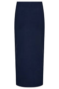Henne Long Skirt | Navy