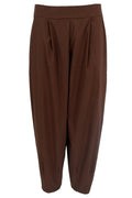 Davina Barrel Pant | Coffee