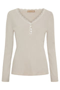 Calista Ls Tee | Beige