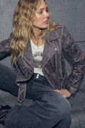 Celia Biker Jacket |  Fudge
