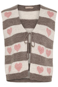 Phoenix Knit Vest | Old Rose