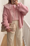 Ruffle Knit | Rose