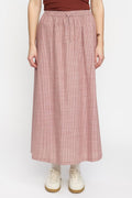 Srebbi Midi Skirt |  Brandy Brown