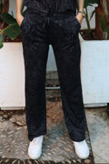 Alma Wide Pants | Dark Grey Black Tia