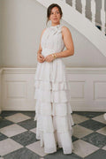 Marli Dot Dress | White