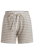 Alma Shorts | Sand Ivory Stripe