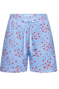 Alma Shorts | Light Blue Pink Heart