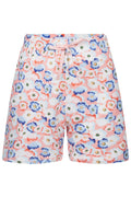 Alma Shorts | Peachy Blue Flower