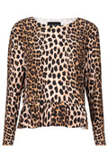 Alma Ls Frill T Shirt | Lux Leo