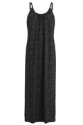 Alma Long Strap Dress | Black Lace