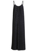Alma Long Strap Dress | Dark Grey Leo