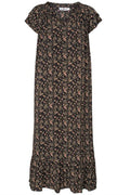 Sunrise Ming Flower Dress | Black