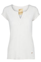 Mos Mosh - T-shirt - Troy Tee SS (Ecru)