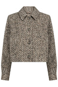Archie Wool Jacket | C Hot Fudge Combi