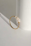 Five Pearl Ring | Gold