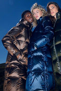 Nova Metallic Down Jacket  |  Rain Drum