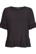 Alma Frill T-Shirt | Black
