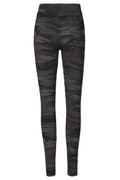 Alma Leggings (Fleece) | Dusty Camo Dark Brown