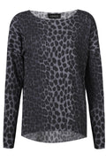 Alma Ls Top | Dark Grey Leo