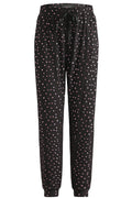 Alma Pants | Black Pink Holographic Dot