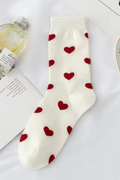 Anabell Heart Sock | White Rd