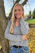 Srallison Knit | Medium Grey Mel