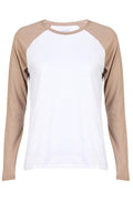 Ulla Ls Raglan Tshirt | Sand White