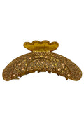 Diamond Big Rhinestone Hair Claw 5684 | Camel