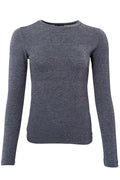 Faye Lurex Blouse | Steel Grey