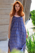 Flora Strap Dress | Blue Icon