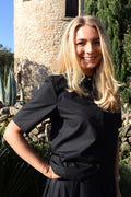 Bobo Ss Bow Shirt | Black