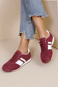 Runi Sneakers | Burgundy