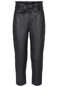 Phoebe Leather Pant | Black
