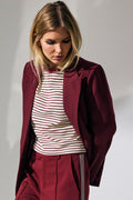 Kyle Single Oversize Blazer 30297 | Burgundy