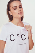 Coco Signature Tee | White