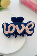 Love Hair Claw | Navy