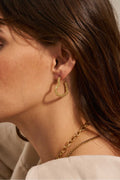 Big Heart Earring | Gold