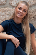 Alma Top | Dusty Navy