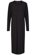 Alma Ls T-Shirt Dress | Black