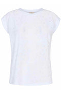 Blond-Tee-Flower | Brilliant White