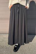 Alma Loose Skirt | Black
