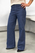Asta Wide Pants | Blue Denim