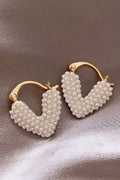 V Pearl Earrings | Pearl