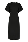Miloine Drape Dress | Black