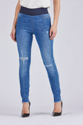 Shantal Pant Ankle Broken | Medium Blue