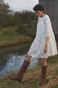 Alva Short Tunic 52520 | Classic White