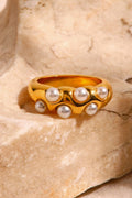 Trypop Pearl Ring | Gold