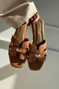 Women'S World Slippers | Cognac